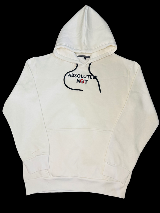 Absolutely Not premium white Hoodie